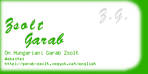 zsolt garab business card